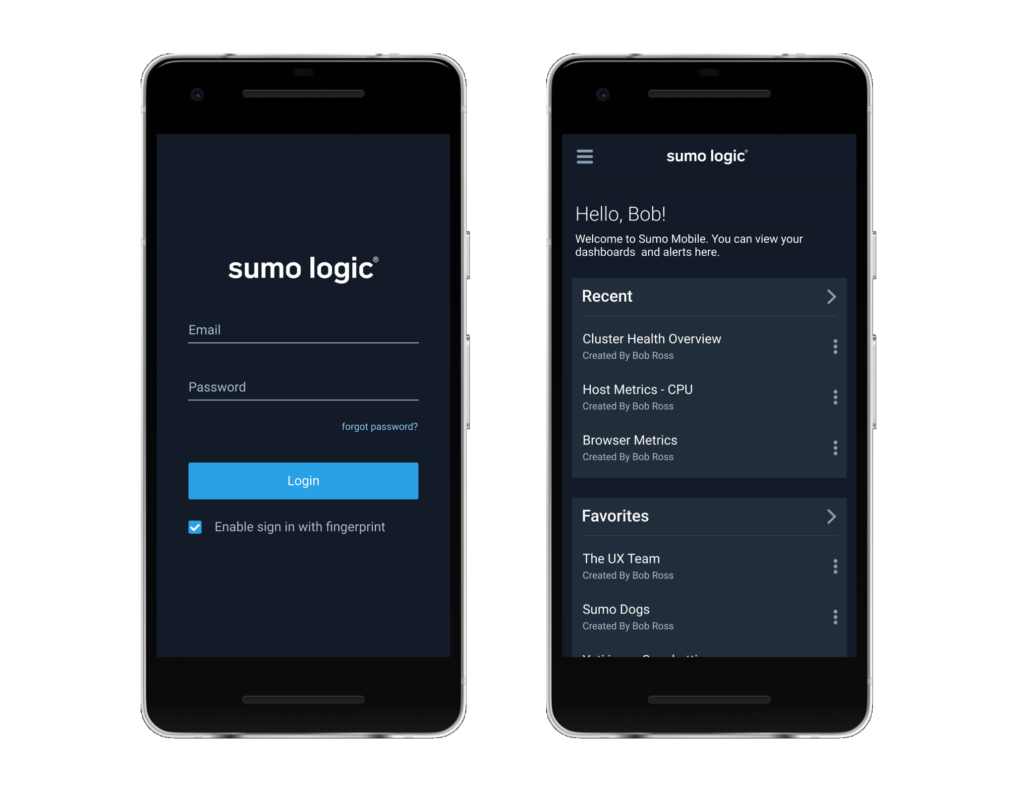 Sumo Logic Mobile