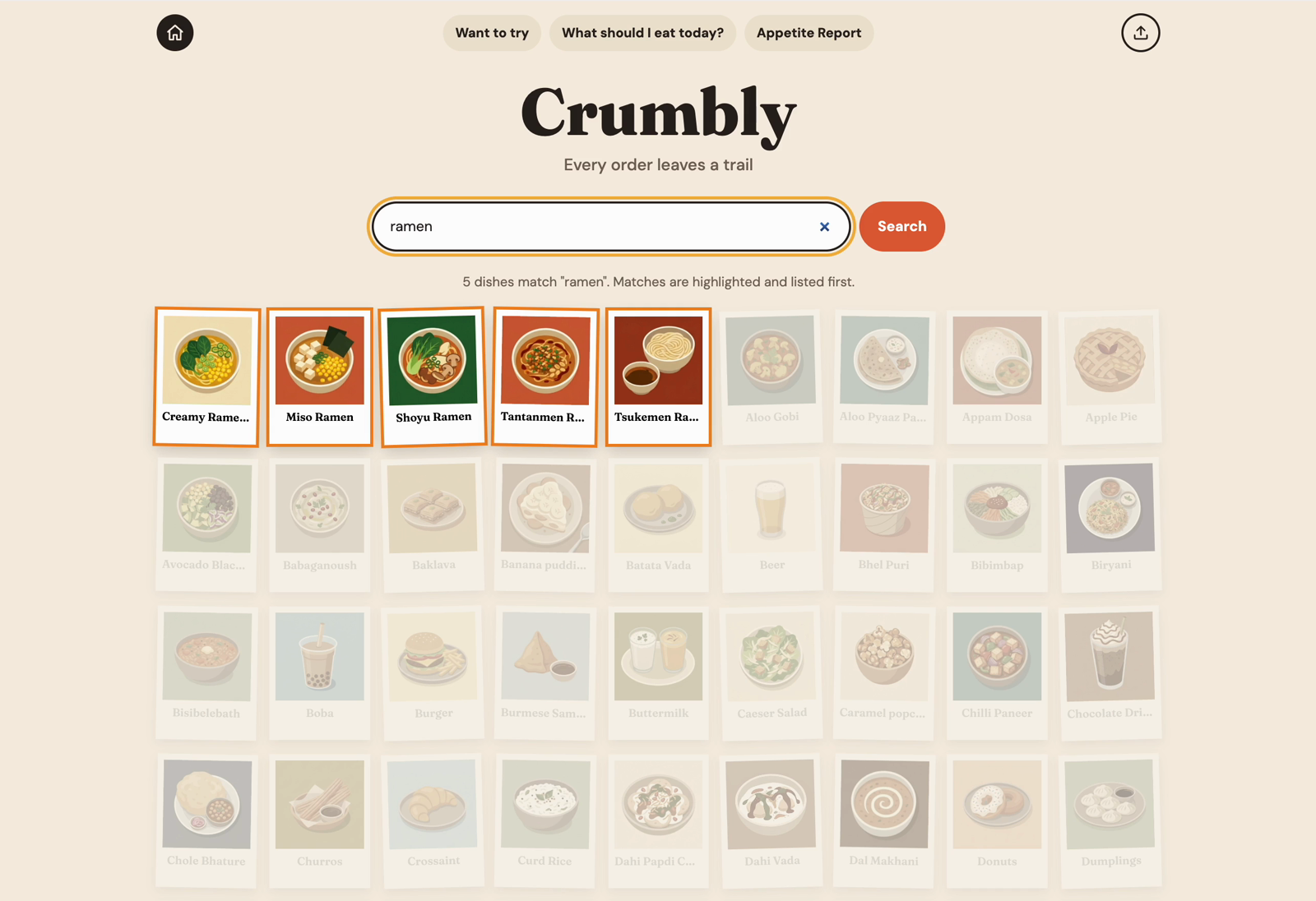 Crumbly cover